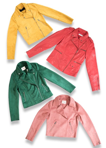 (Sinsay), [žuta jakna], 189,00 kn (Naf Naf), [crvena jakna], 1699,00 kn (Orsay), [zelena jakna], 319,90 kn (Orsay), [ružičasta jakna], 319,90 kn  