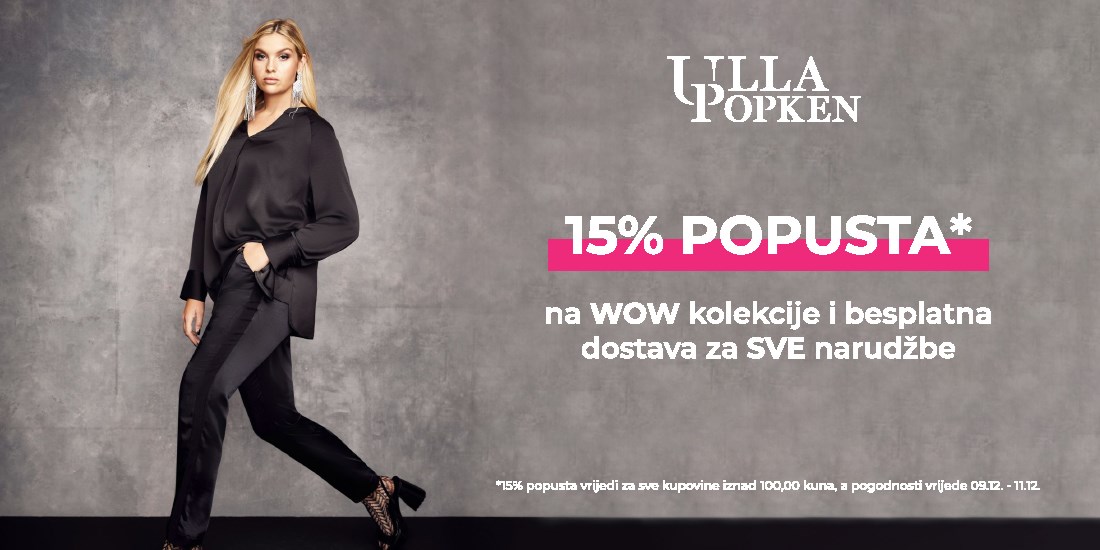 Popust u <br/> Ulla Popken trgovini