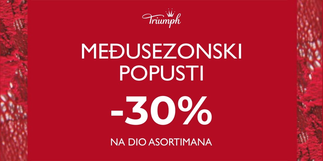 Triumph </br>međusezonski popusti