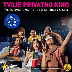 Tvoje privatno <br/> CineStar kino
