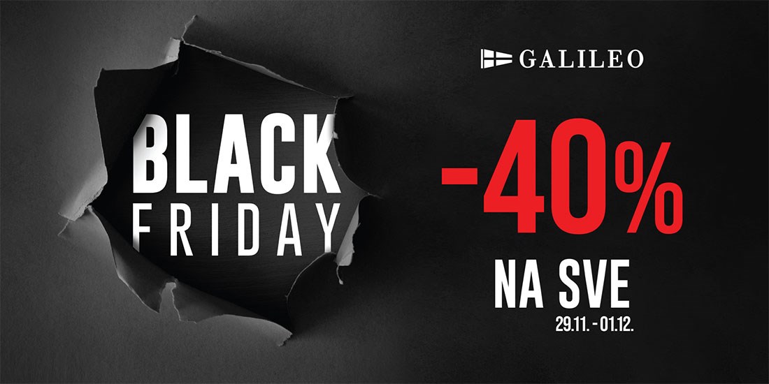 Black Friday popust u Galileo trgovini