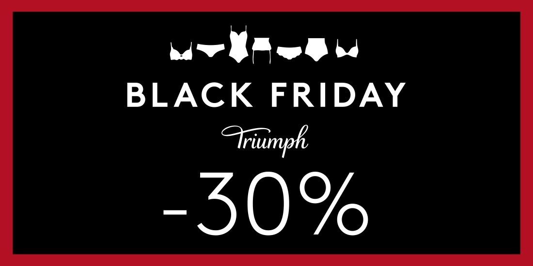 Black Friday popusti u trgovini Triumph