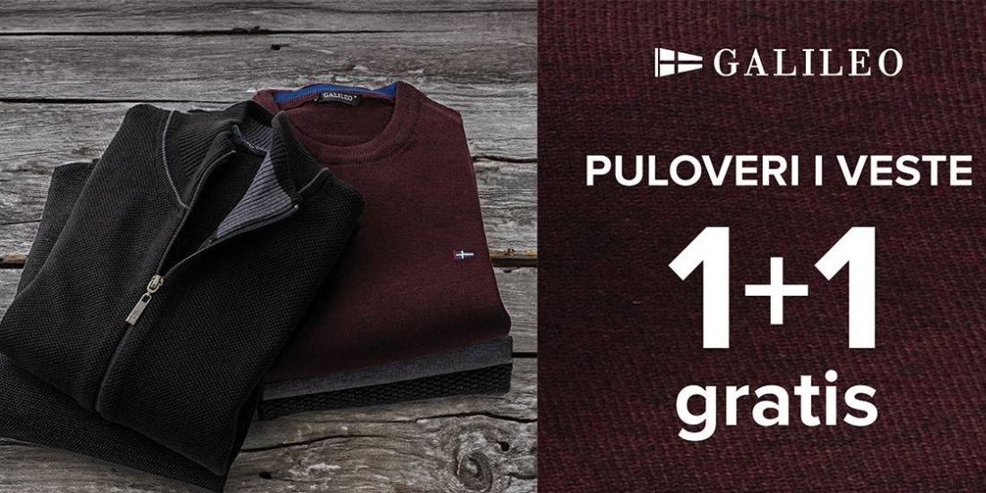 Galileo <br/> akcija na pulovere i veste