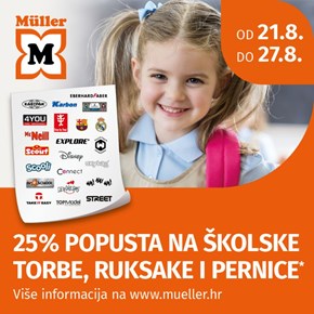 Müller <br/> Back to School popusti
