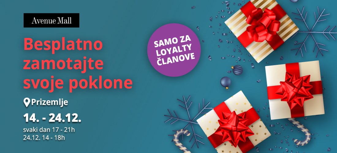 Besplatno zamotajte svoje poklone