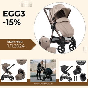 Egg3 dječja kolica<br/> uz -15% popusta
