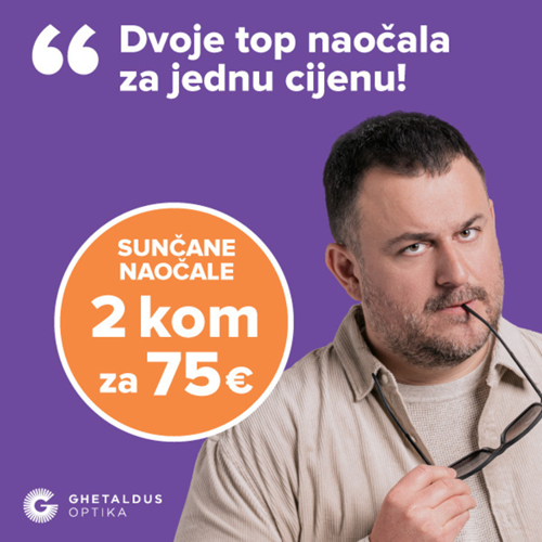 Dvoje top naočala za jednu cijenu