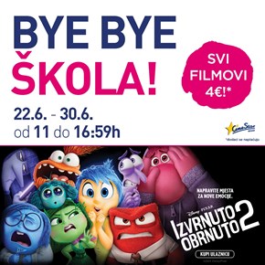 BYE BYE ŠKOLA <br/> Cinestar