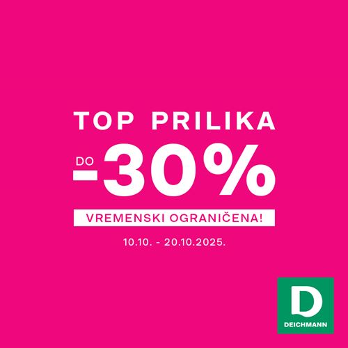 Deichmann akcija Top prilika