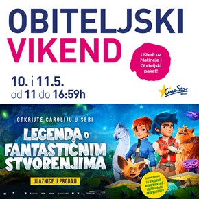 Cinestar Obiteljski vikend <br/> Legenda o fantastičnim stvorenjima