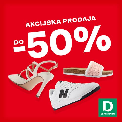 Deichmann – Sezonska sniženja do -50 %