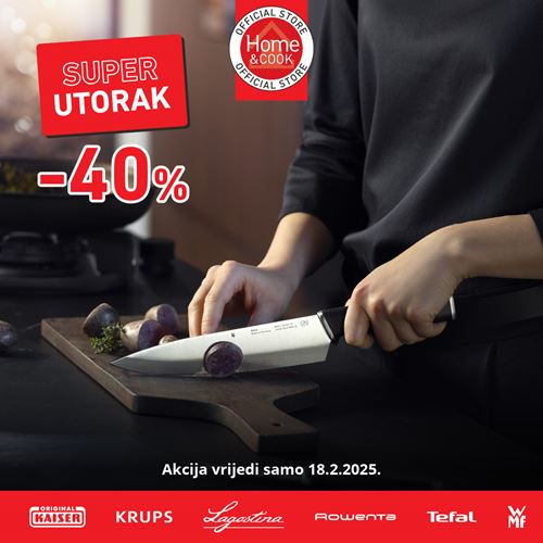 40% na cijelokupan WMF asortiman u Home & Cook