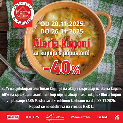 Gloria kuponi u Home&Cook