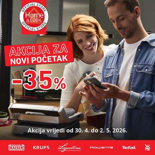 AKCIJA ZA NOVI POČETAK u Home&Cook
