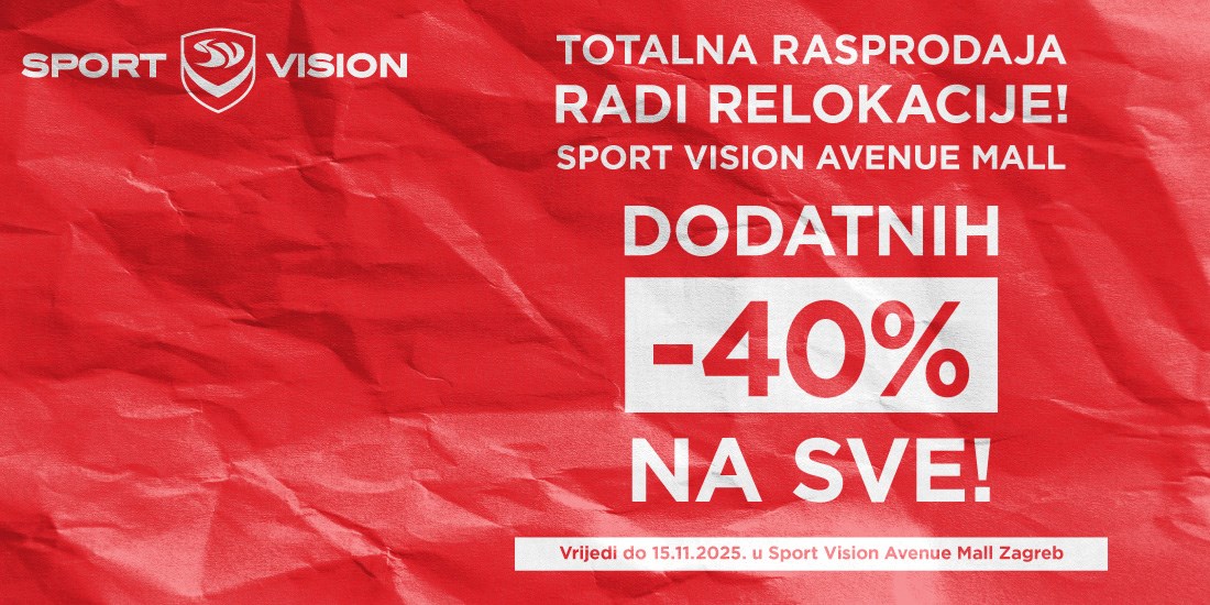 TOTALNA RASPRODAJA RADI RELOKACIJE u Sport Vision trgovini
