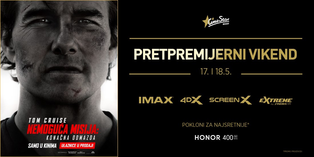 CineStar MISSION IMPOSSIBLE pretpremijerni vikend