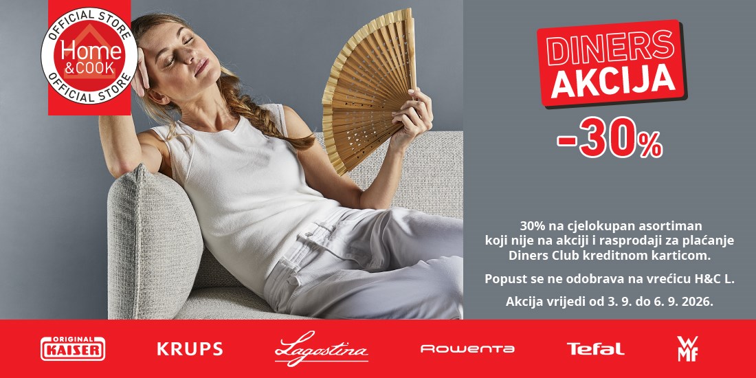 Diners akcija u Home and Cook
