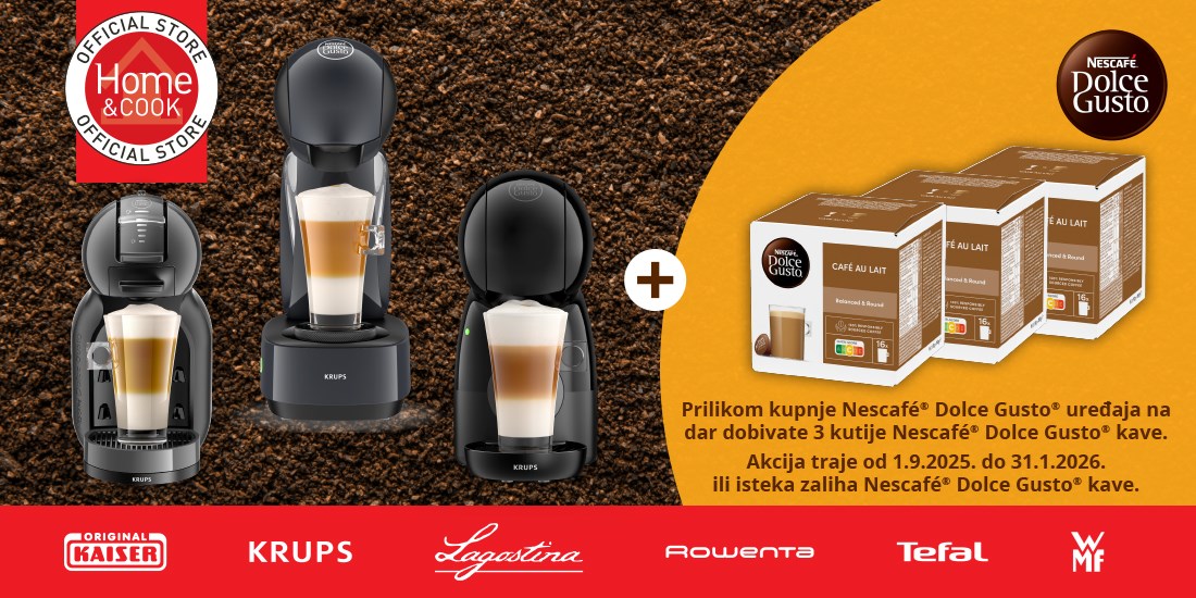 Poklon kava uz svaki Dolce Gusto uređaj u Home and Cook