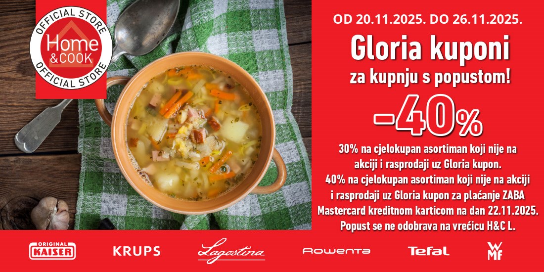 Gloria kuponi u Home&Cook