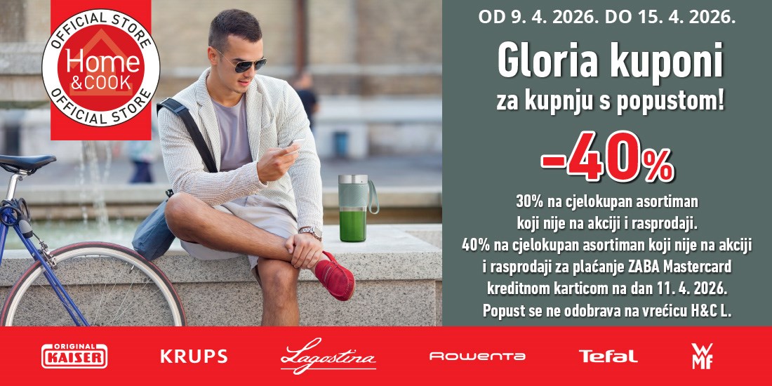 Gloria kuponi u Home&Cook