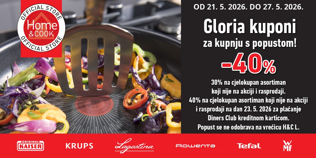 Gloria kuponi u Home&Cook