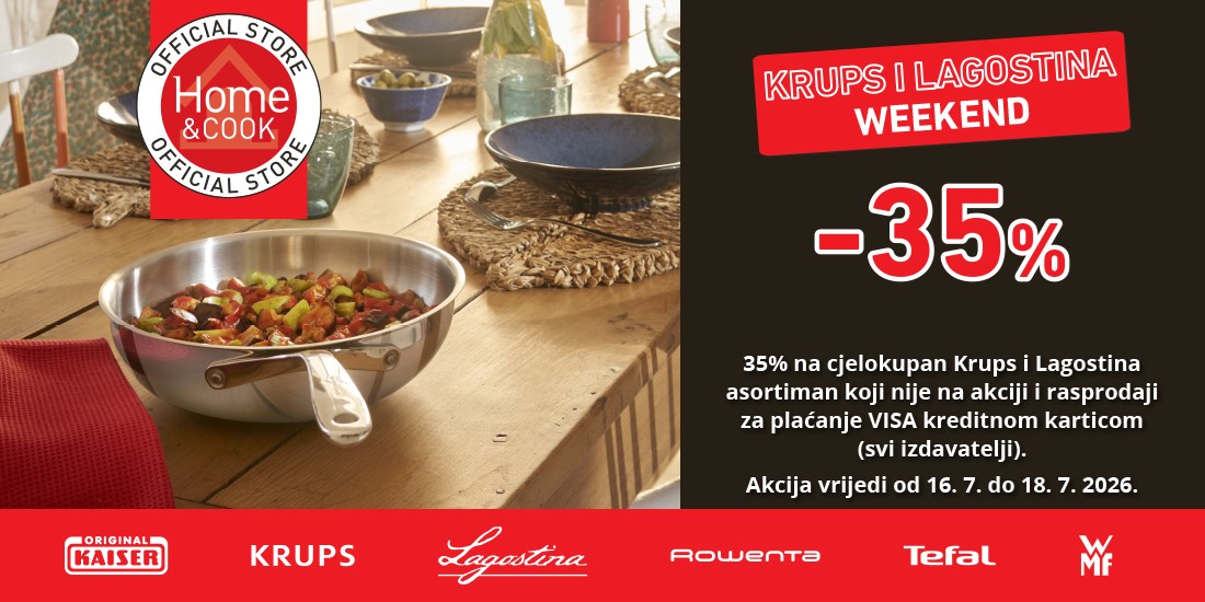 KRUPS I LAGOSTINA WEEKEND u Home&Cook