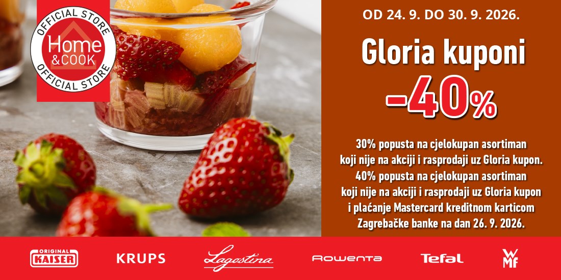 Gloria kuponi u Home&Cook