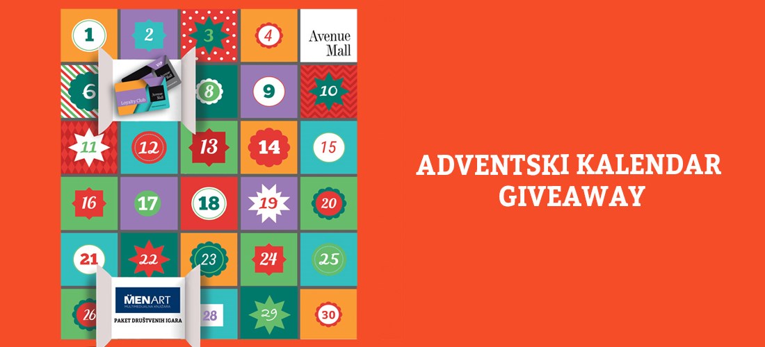 ADVENTSKI KALENDAR GIVEAWAY - Menart