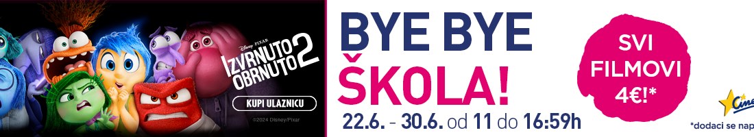 BYE BYE ŠKOLA <br/> Cinestar