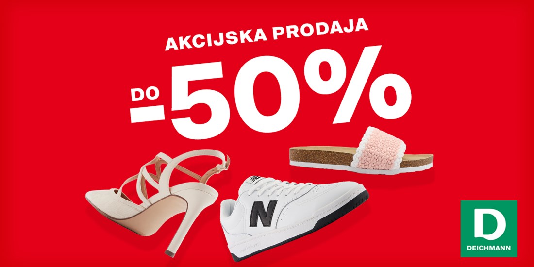 Deichmann – Sezonska sniženja do -50 %