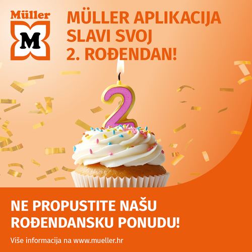 Müller aplikacija slavi svoj 2. rođendan!
