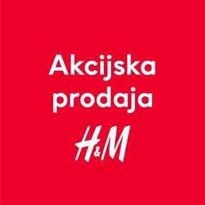 Akcijska prodaja u H&M trgovini