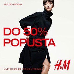 DO -50% popusta u H&Mu