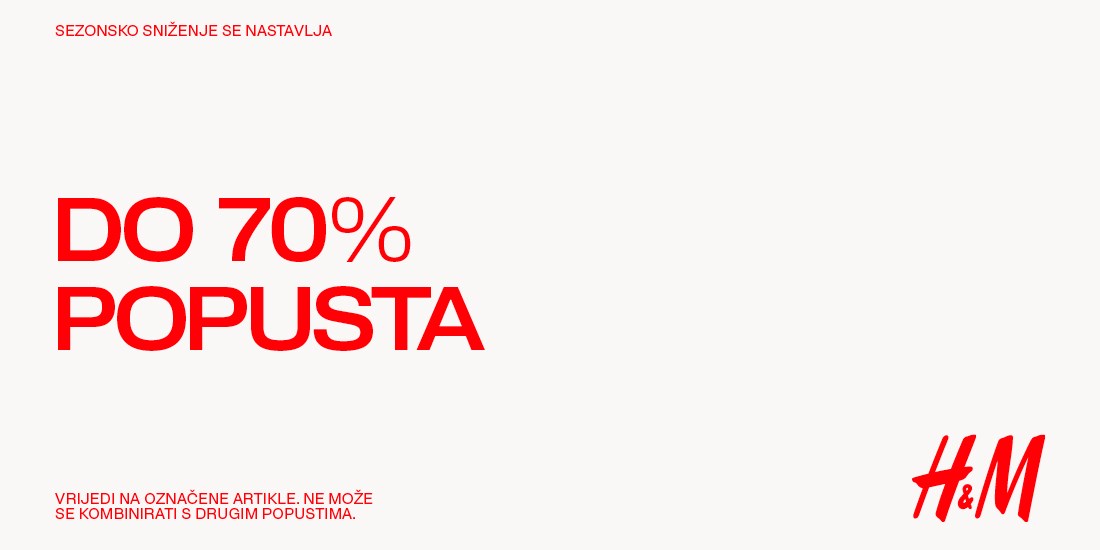 H&M sezonsko sniženje - do 70% popusta