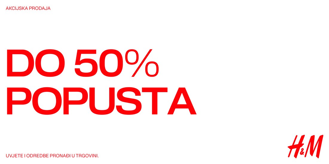H&M - početak akcijske prodaje