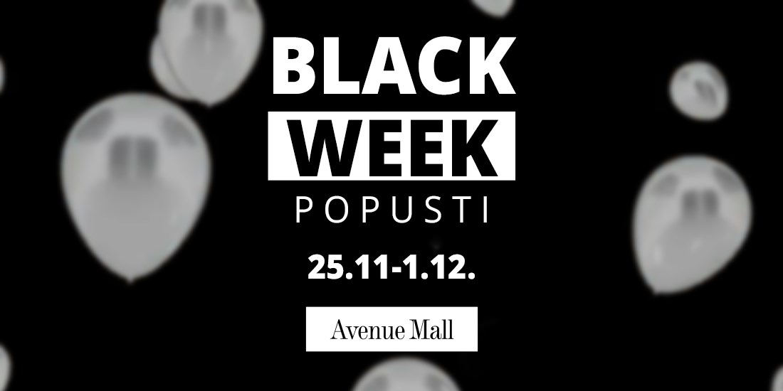 Black Week popusti u Avenue Mallu