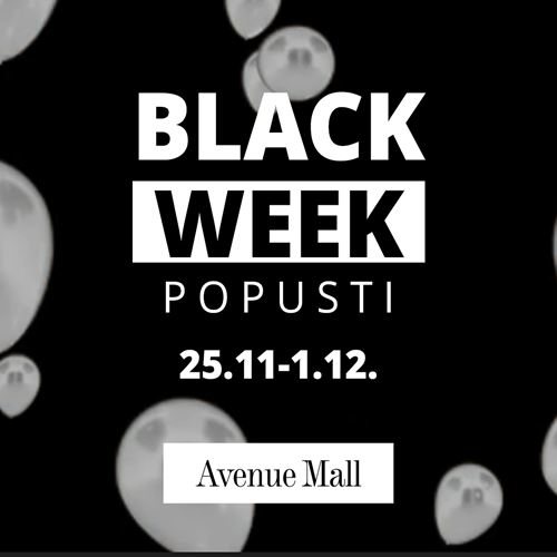 Black Week popusti u Avenue Mallu