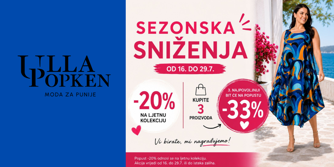 ULLA POPKEN SEZONSKO SNIŽENJE