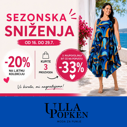 ULLA POPKEN SEZONSKO SNIŽENJE