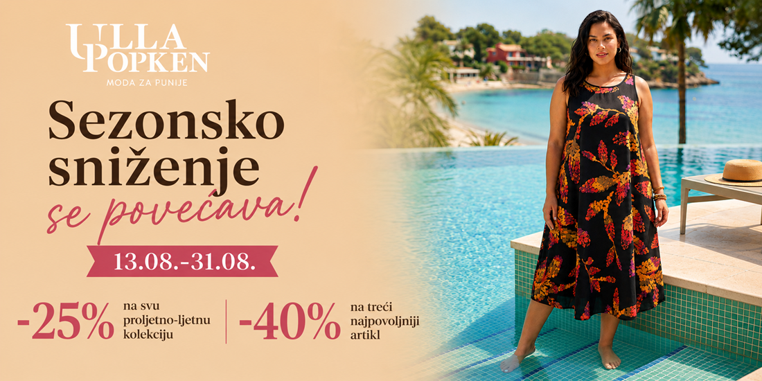 ULLA POPKEN SEZONSKO SNIŽENJE