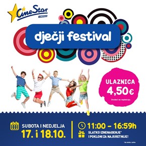Dječji festival u CineStar Avenue Mallu