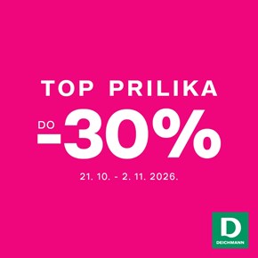 Deichmann: Top prilika – do -30%