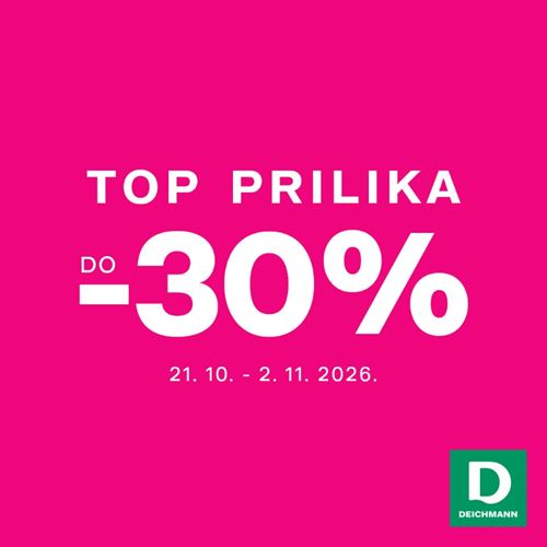 Deichmann: Top prilika – do -30%