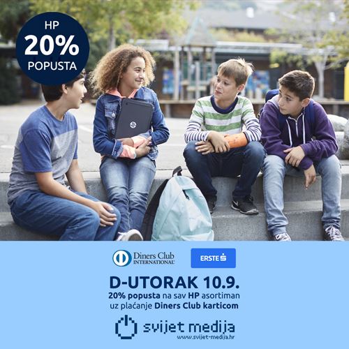 D-UTORAK <br/>20% popusta na <br/>sav HP asortiman