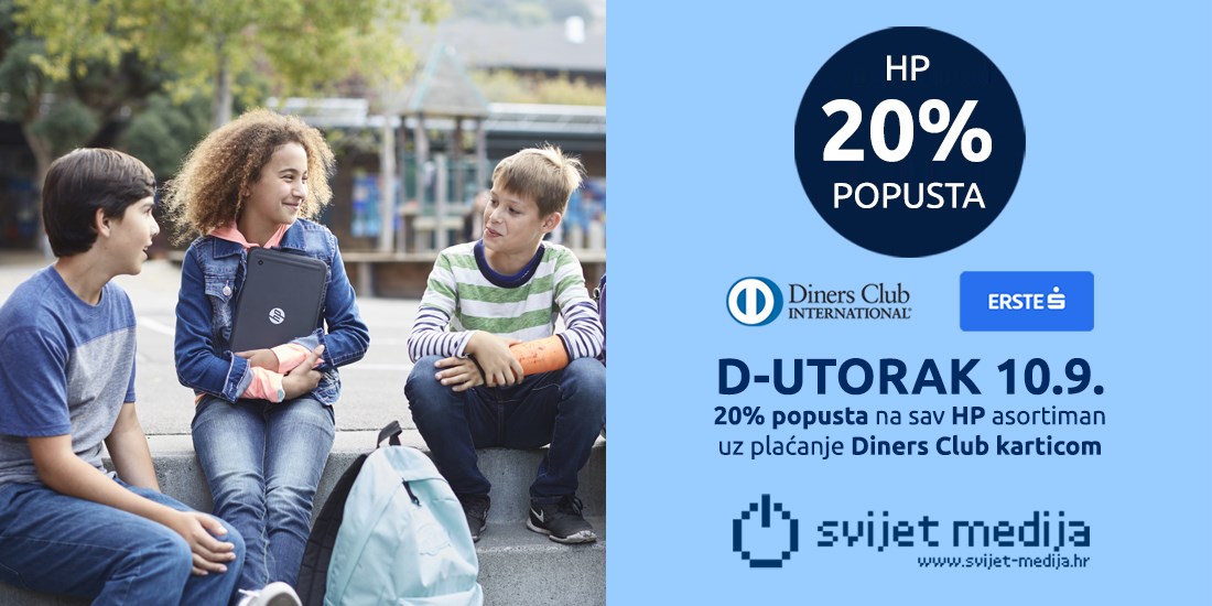 D-UTORAK <br/>20% popusta na <br/>sav HP asortiman