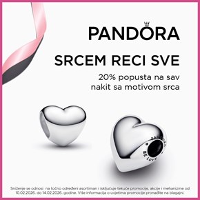 Pandora promocija povodom Dana zaljubljenih