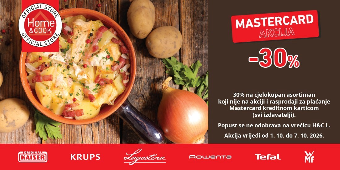 MASTERCARD AKCIJA u HOME&COOK