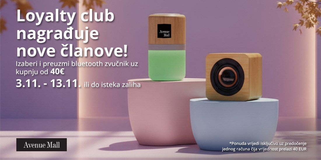 Loyalty club nagrađuje članove bluetooth zvučnikom
