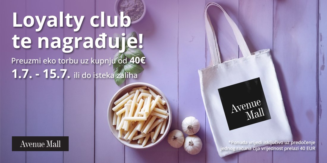 Loyalty club nagrađuje članove eko torbom