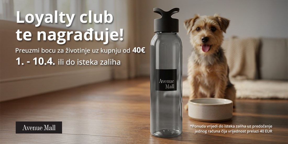 Loyalty club nagrađuje članove bocom za životinje